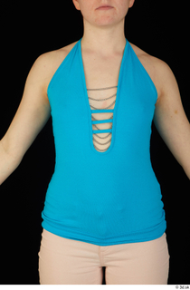 Vanessa Shelby blue tank top upper body 0001.jpg